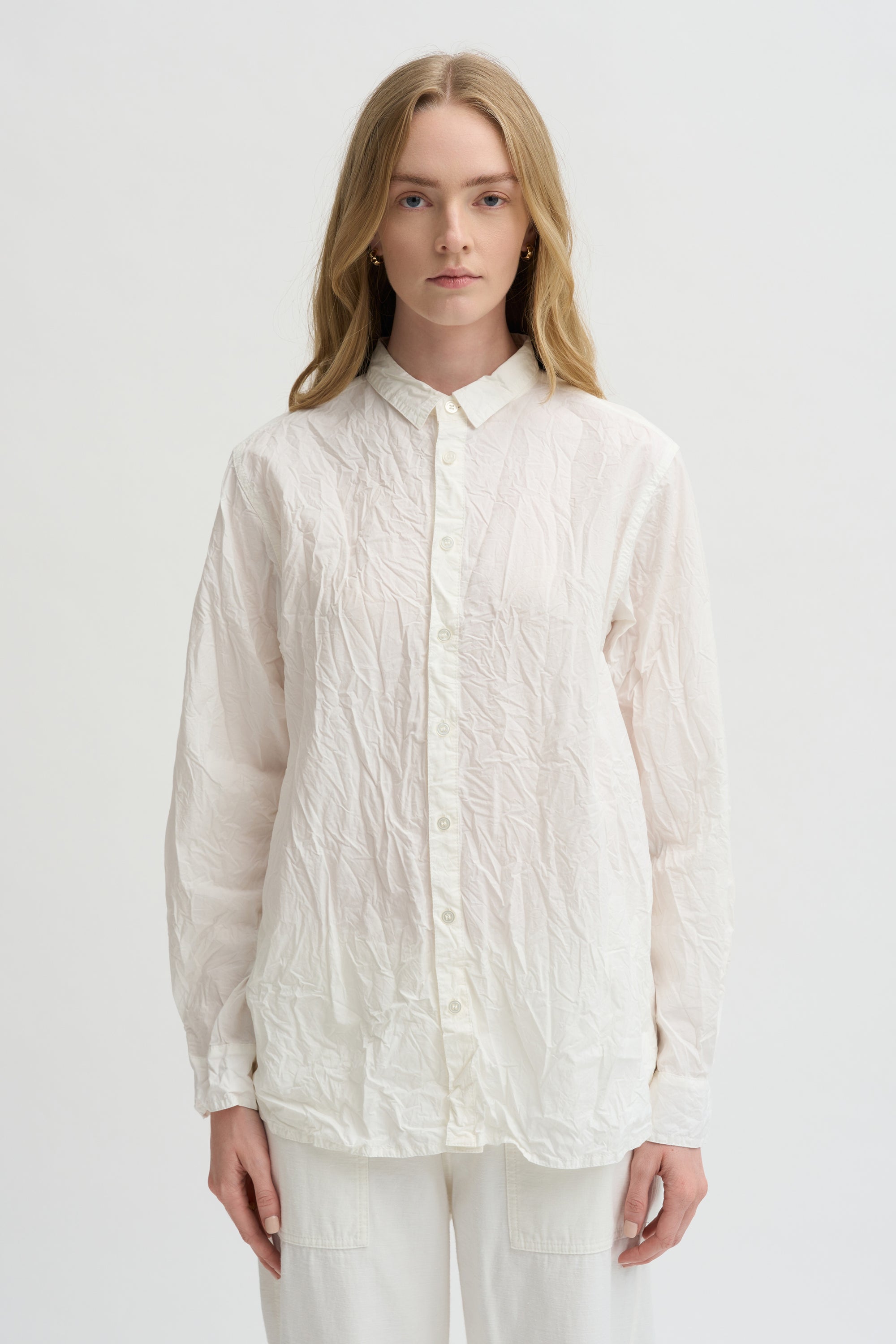 Standard Shirt Cotton Typewriter, White