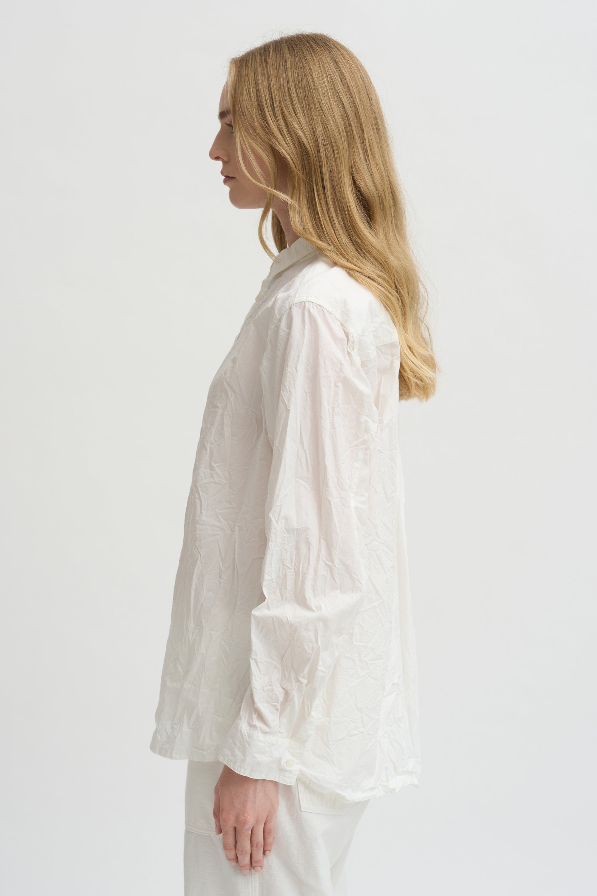 Standard Shirt Cotton Typewriter, White