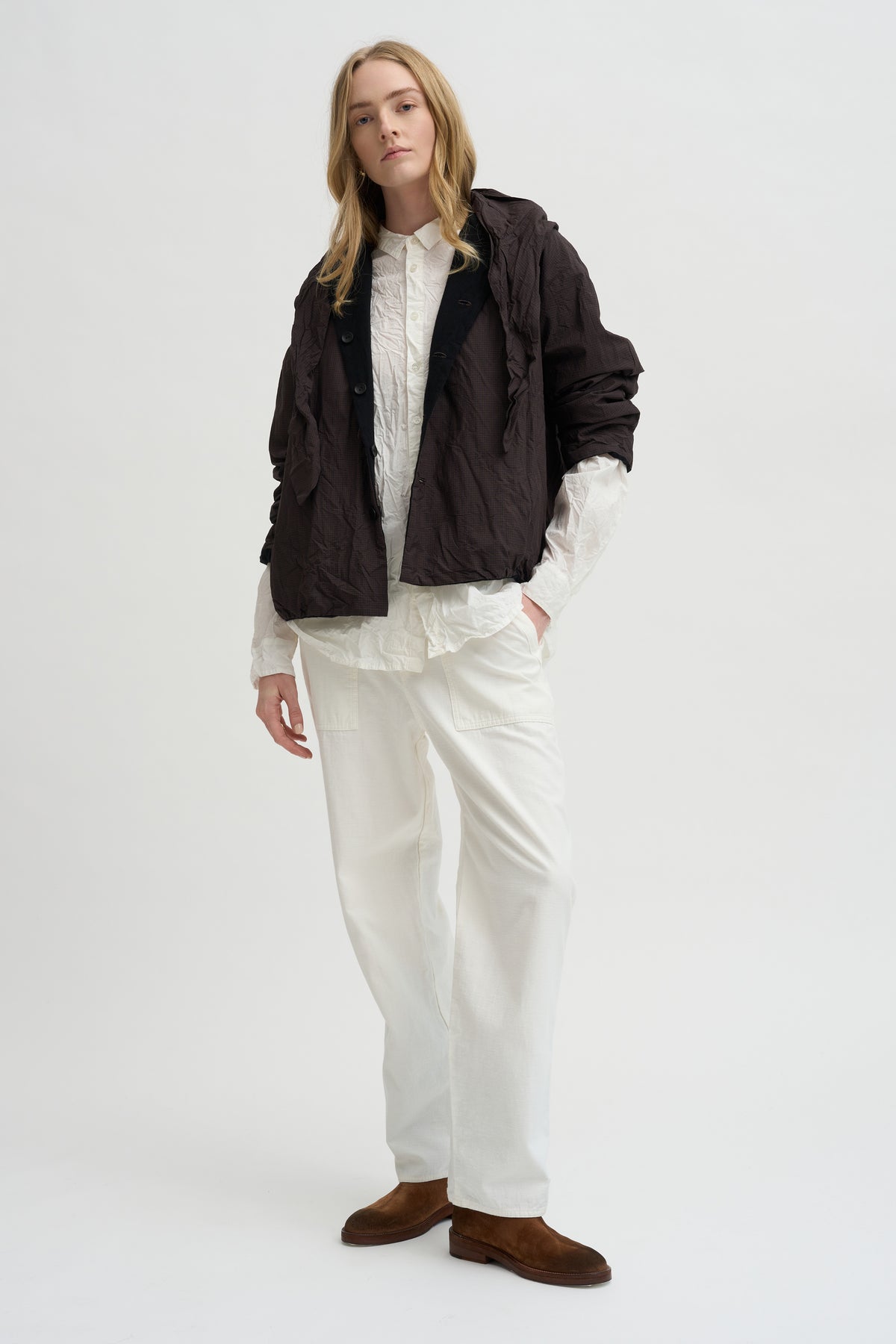 Standard Shirt Cotton Typewriter, White
