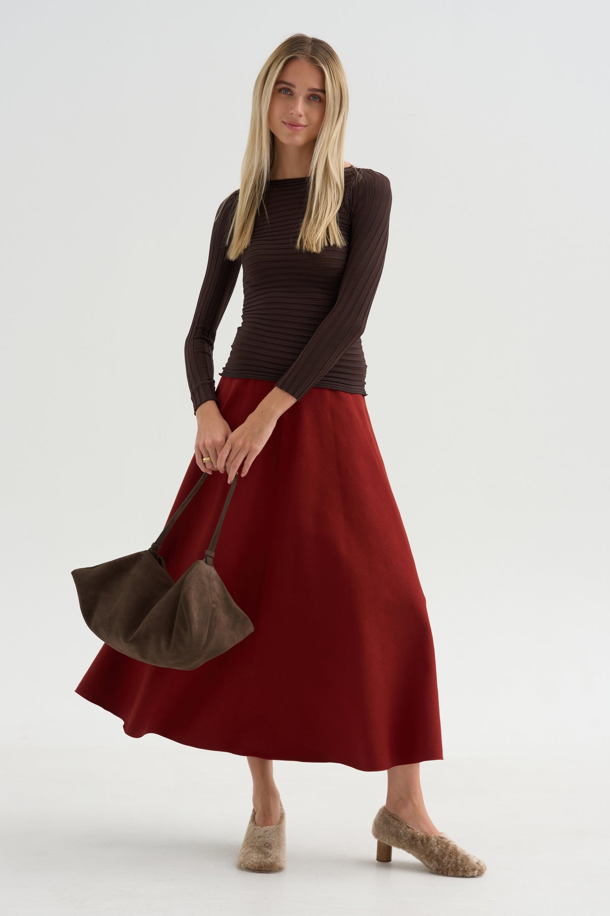 Celene Skirt, Cinnamon