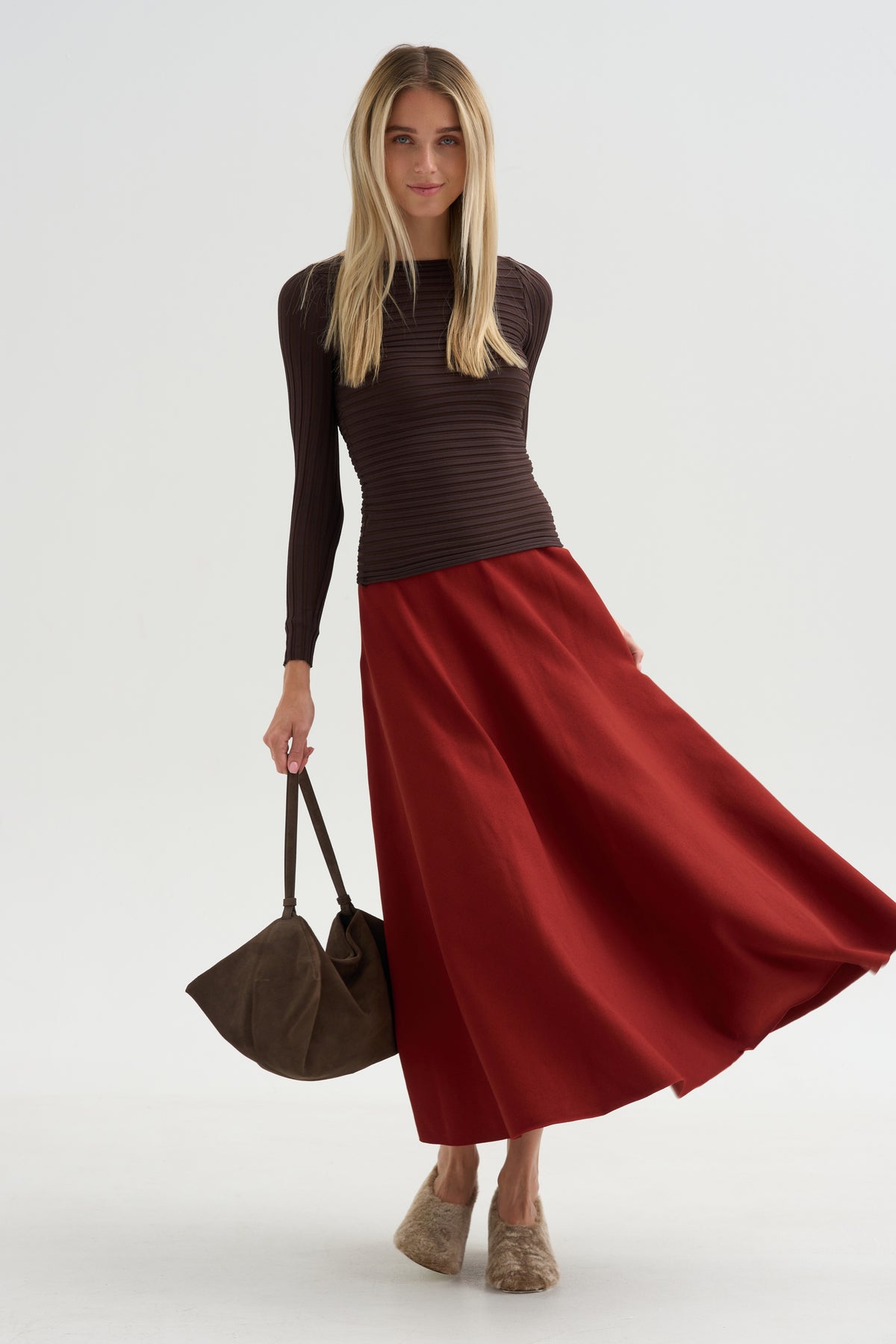 Celene Skirt, Cinnamon