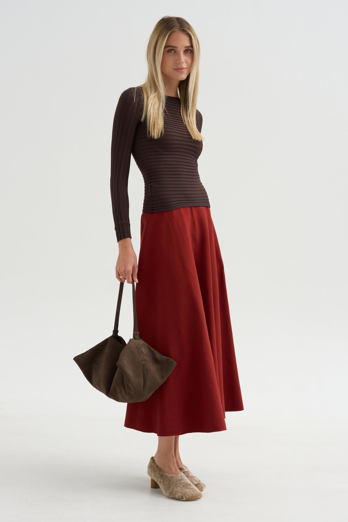 Celene Skirt, Cinnamon