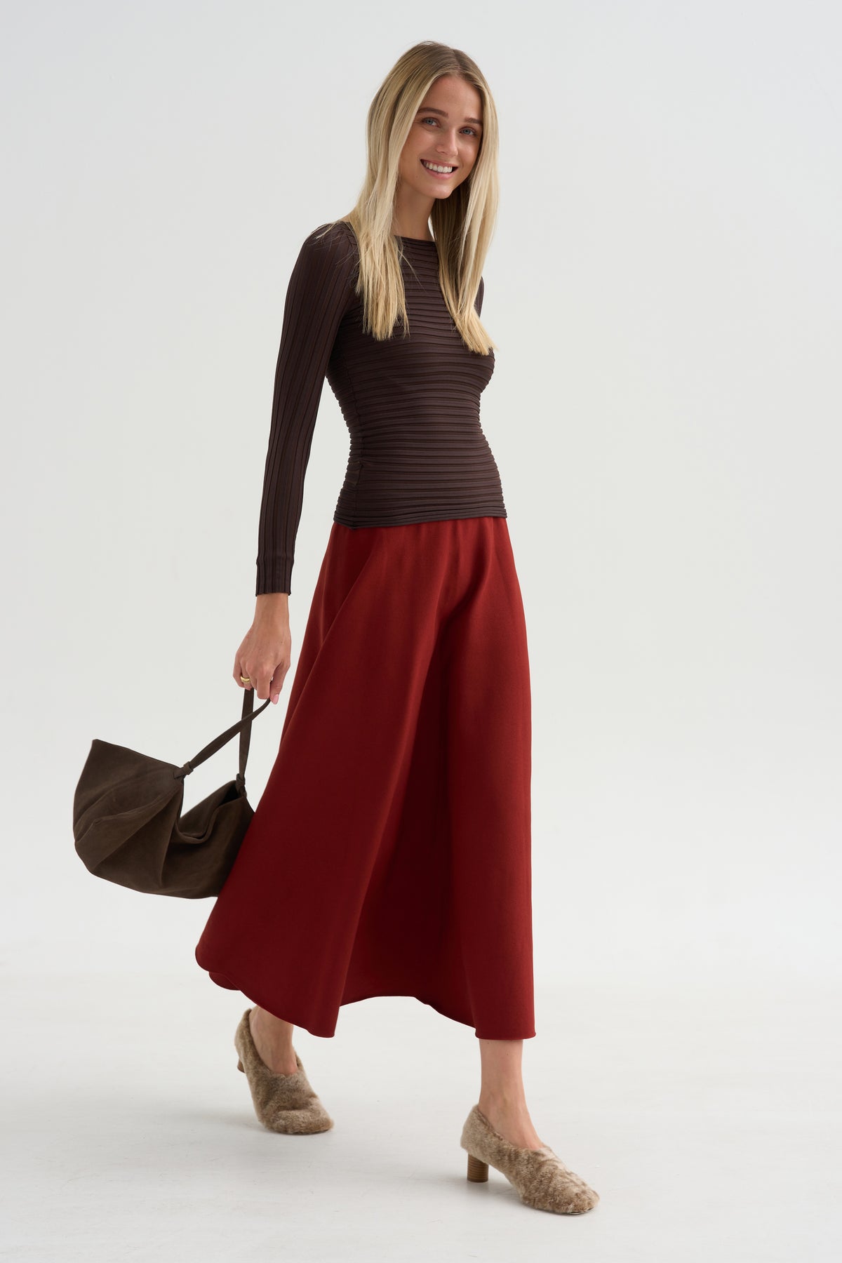 Celene Skirt, Cinnamon