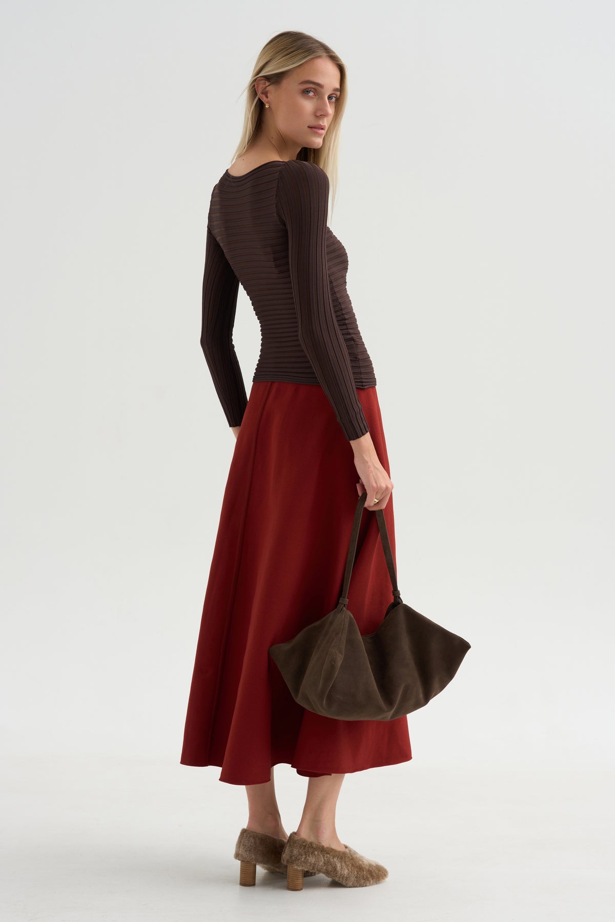 Celene Skirt, Cinnamon