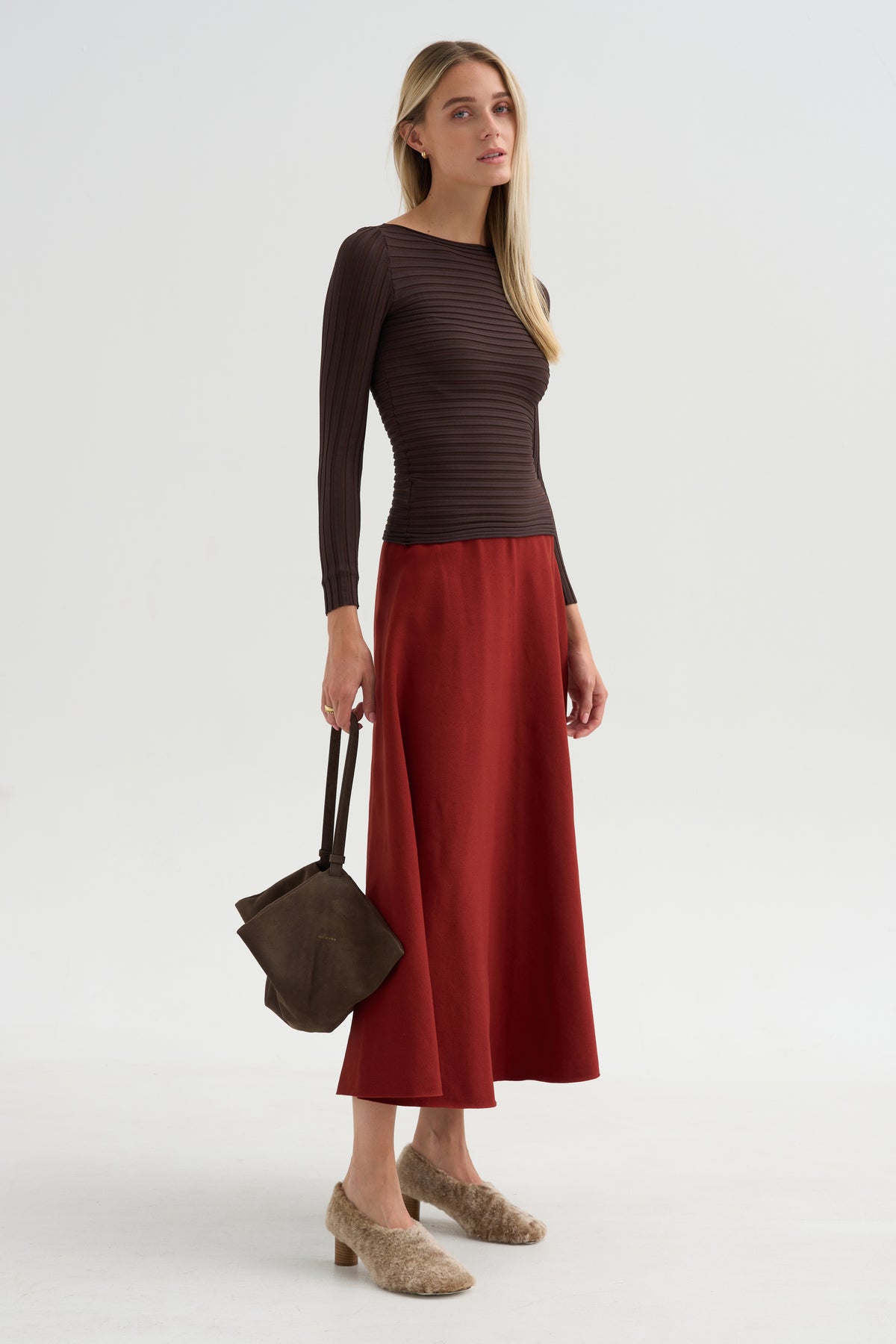 Celene Skirt, Cinnamon