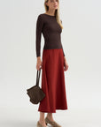Celene Skirt, Cinnamon