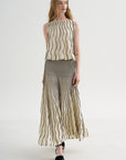 Glowline Skirt, Off-White & Black