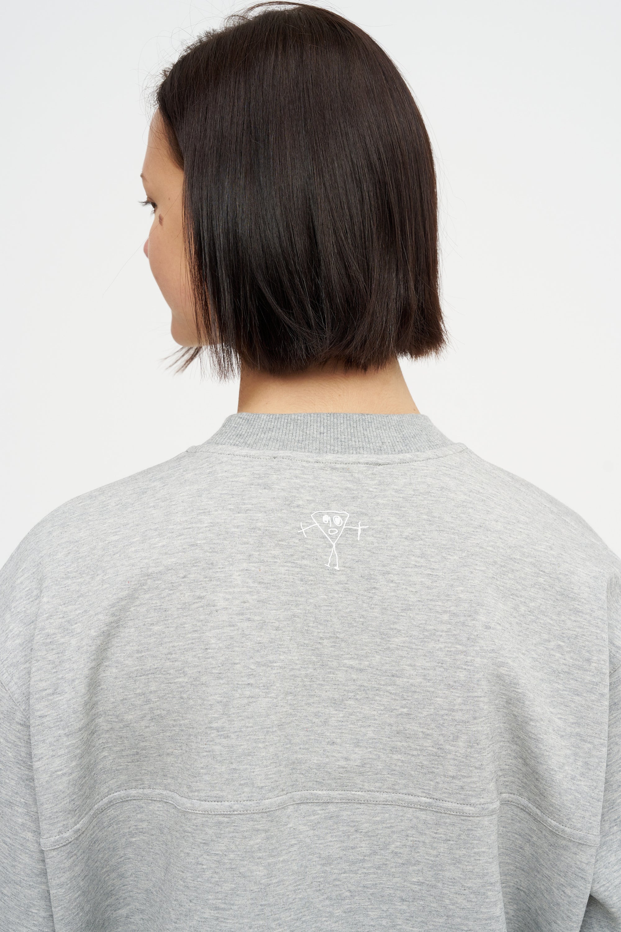 Sweatshirt Dress, Granite