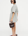 Sweatshirt Dress, Granite