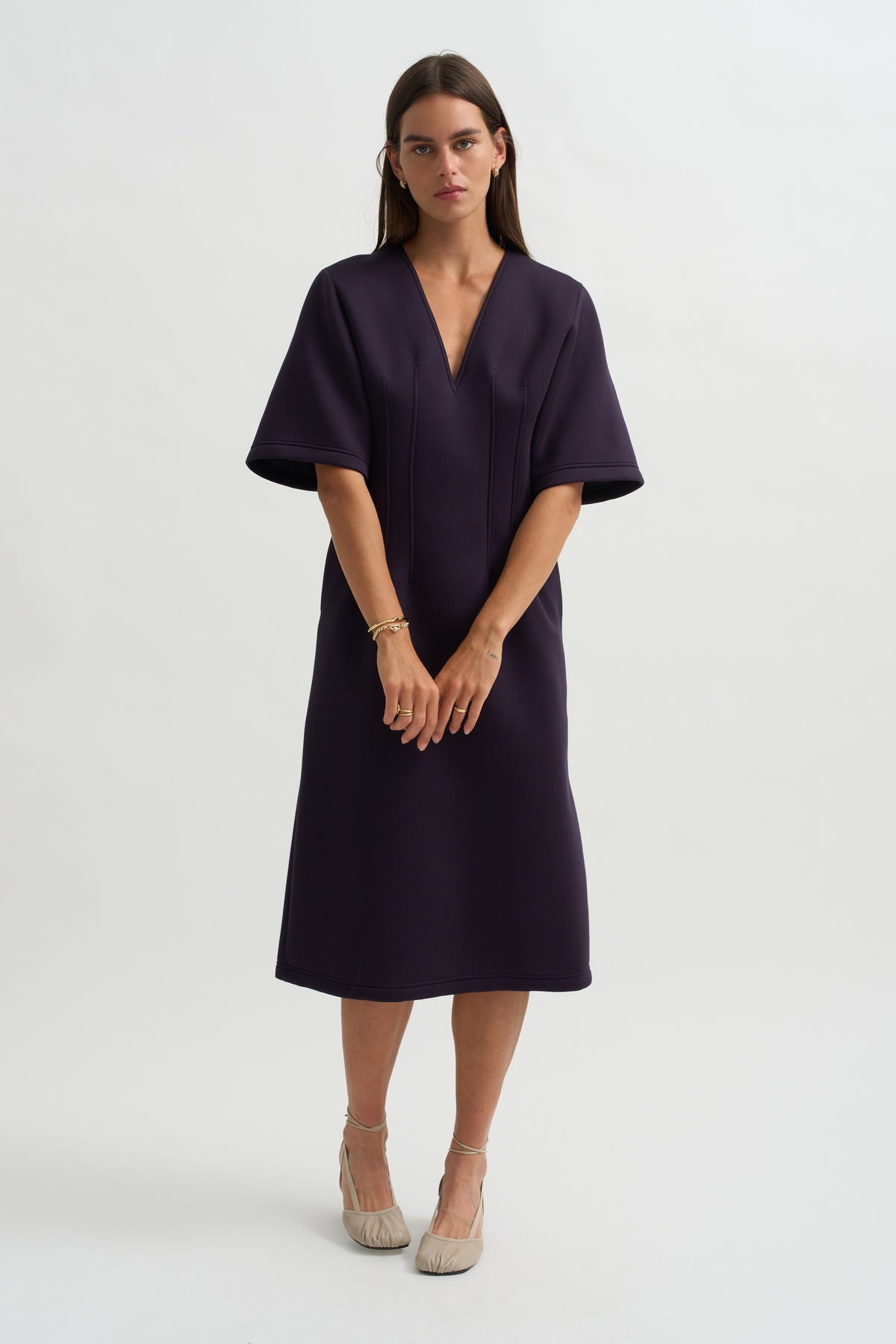 Dress, Blue Black