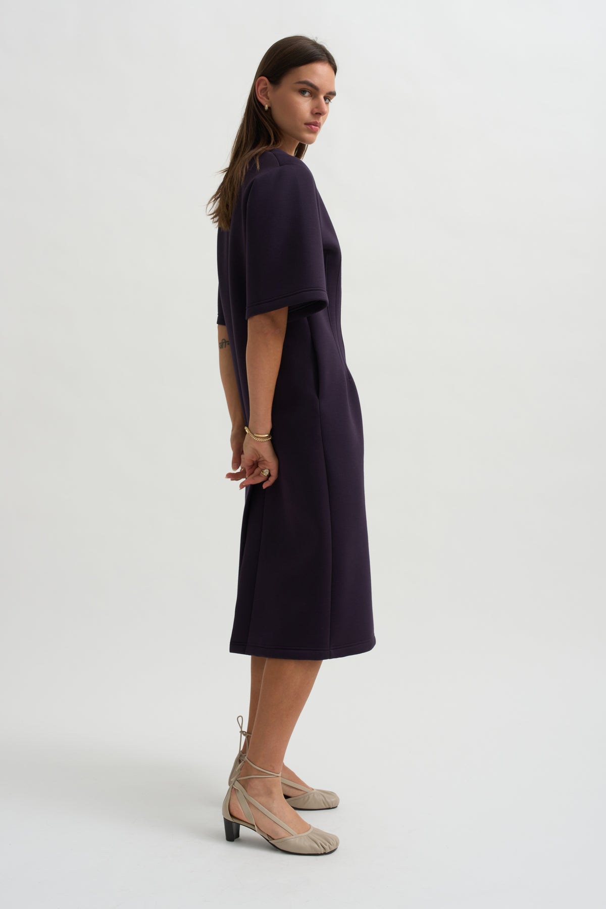 Dress, Blue Black