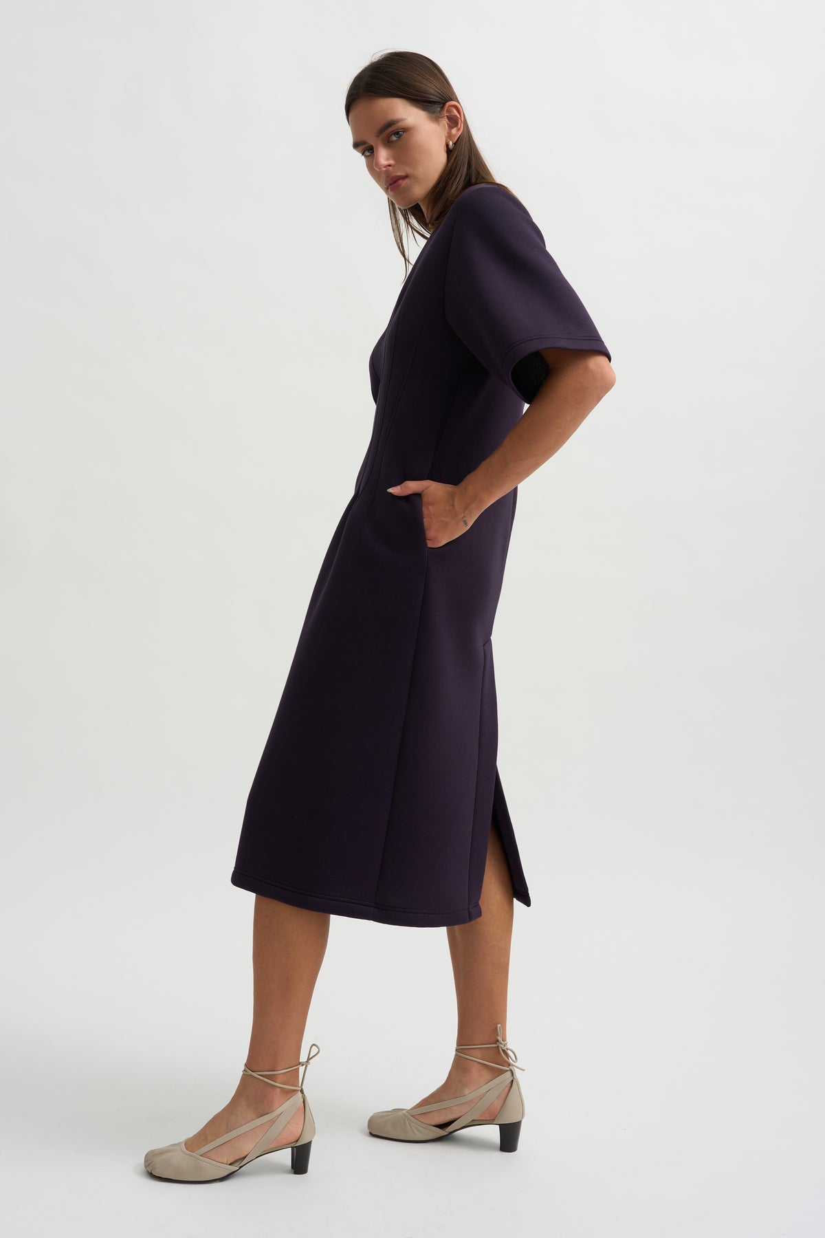 Dress, Blue Black