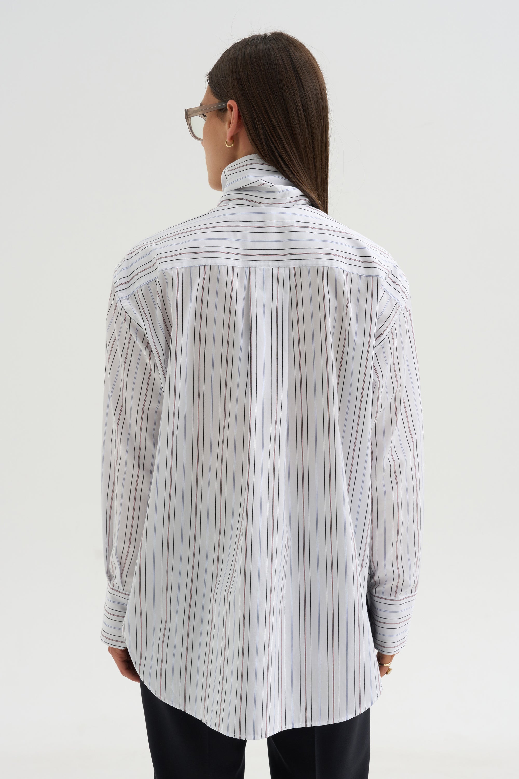 Long Sleeve Shirt, Black Stripe
