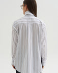 Long Sleeve Shirt, Black Stripe