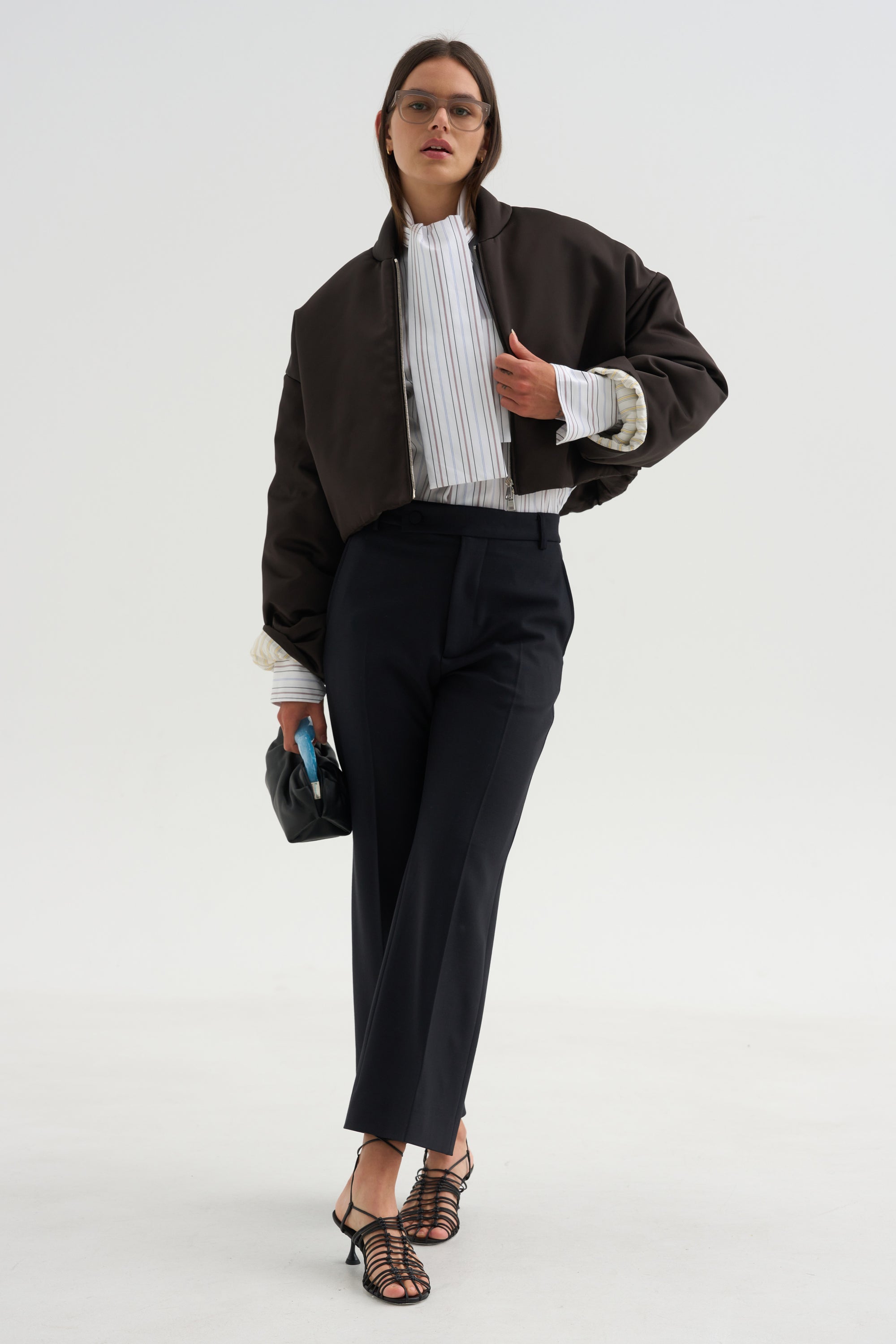 Long Sleeve Shirt, Black Stripe