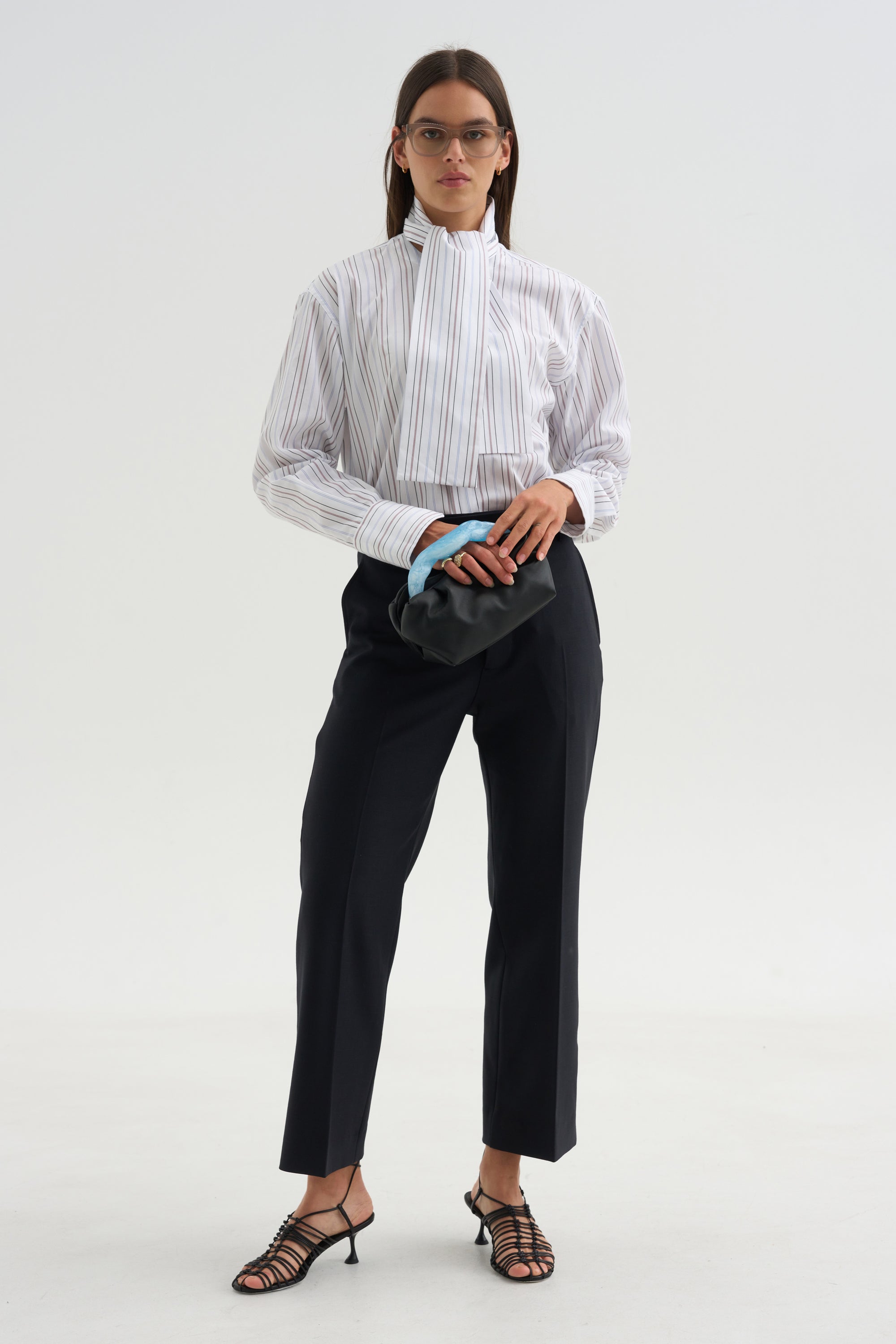 Long Sleeve Shirt, Black Stripe