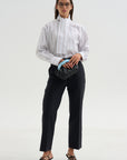 Long Sleeve Shirt, Black Stripe