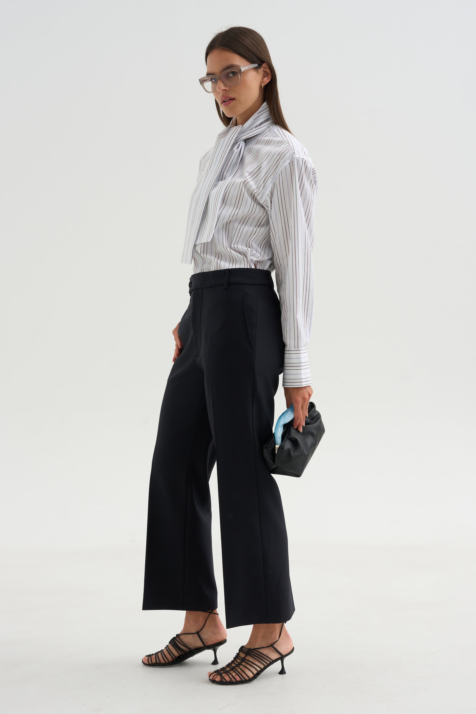 Long Sleeve Shirt, Black Stripe