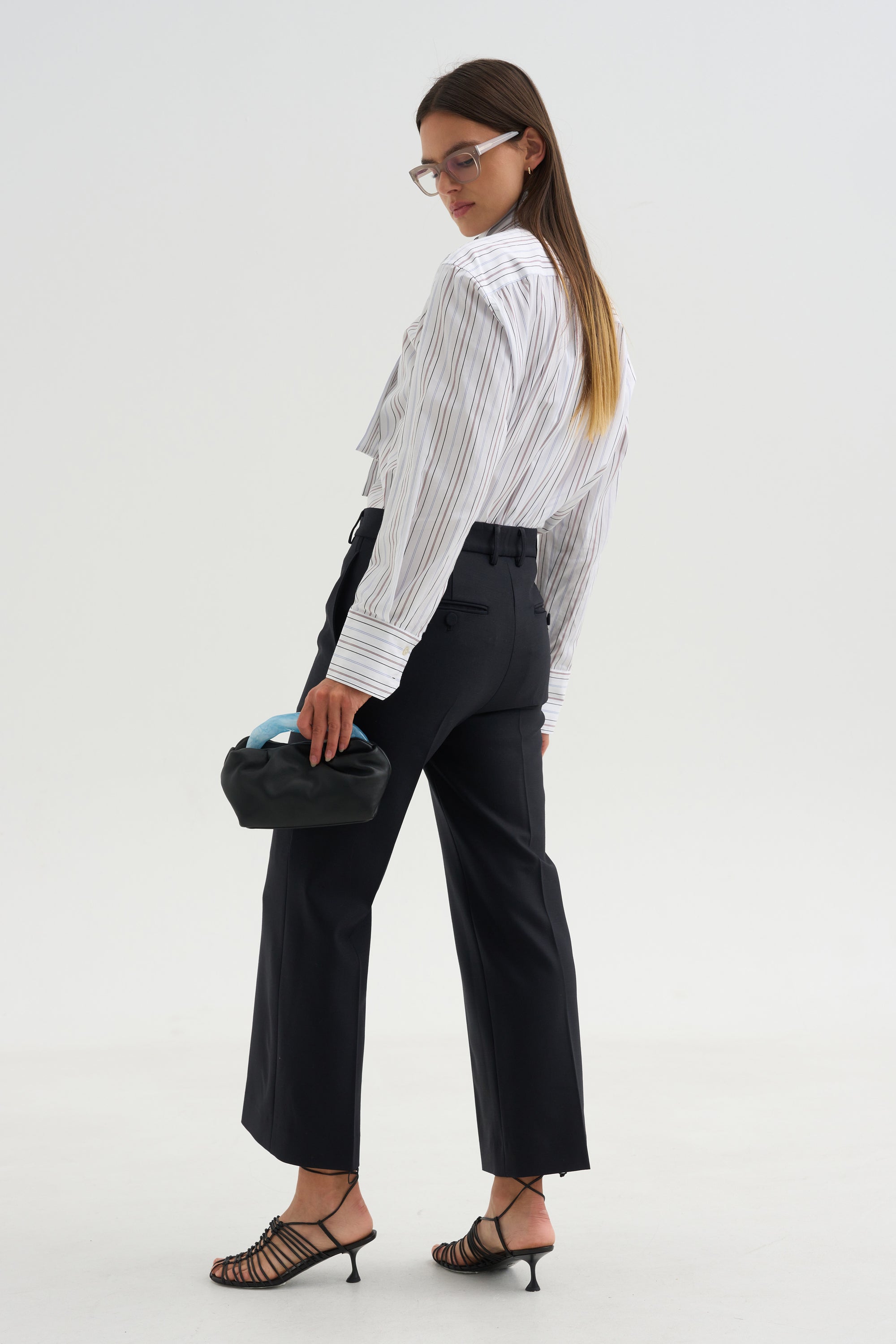 Long Sleeve Shirt, Black Stripe