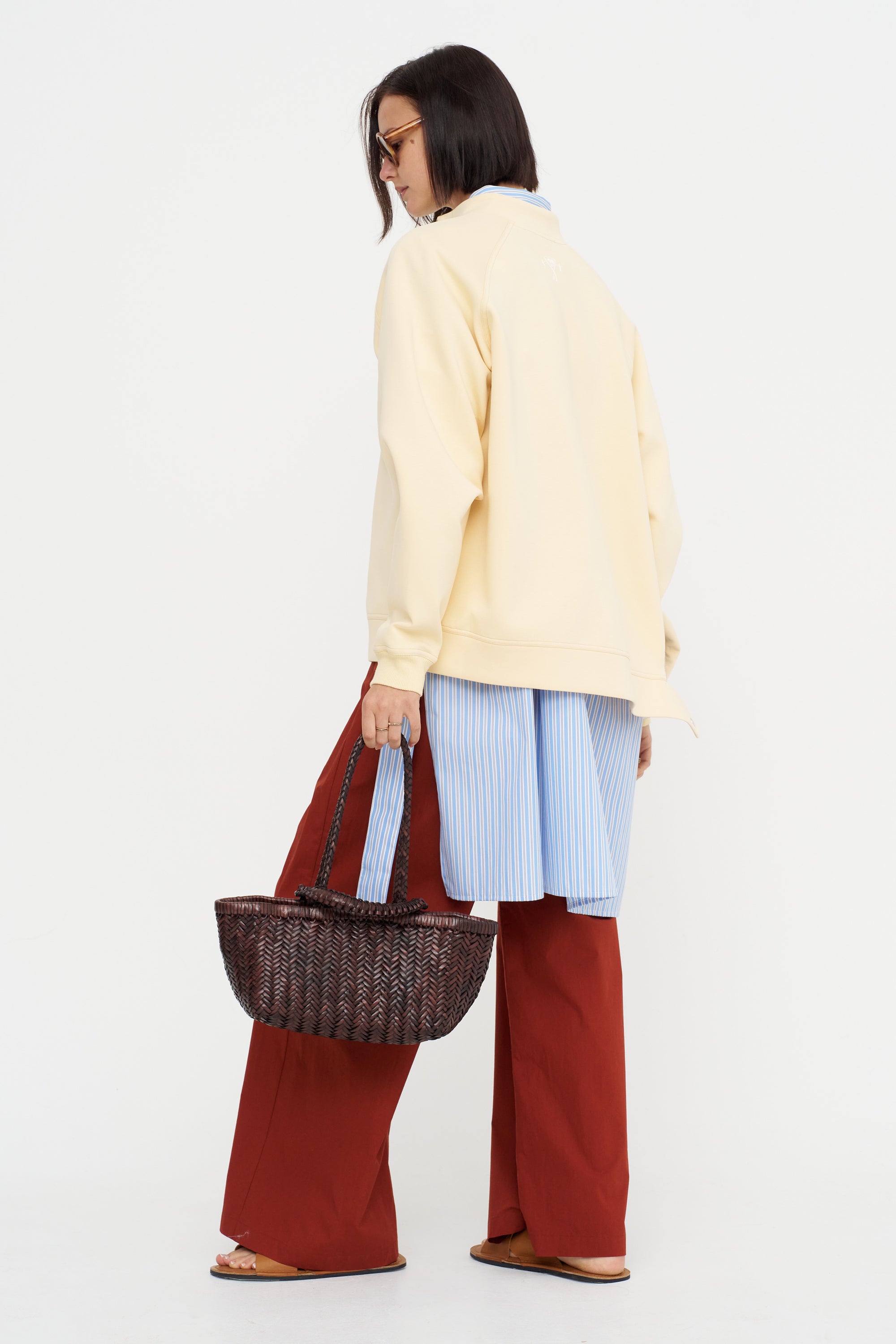 Relaxed Fit Sweatshirt, Straw