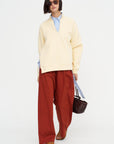 Relaxed Fit Sweatshirt, Straw