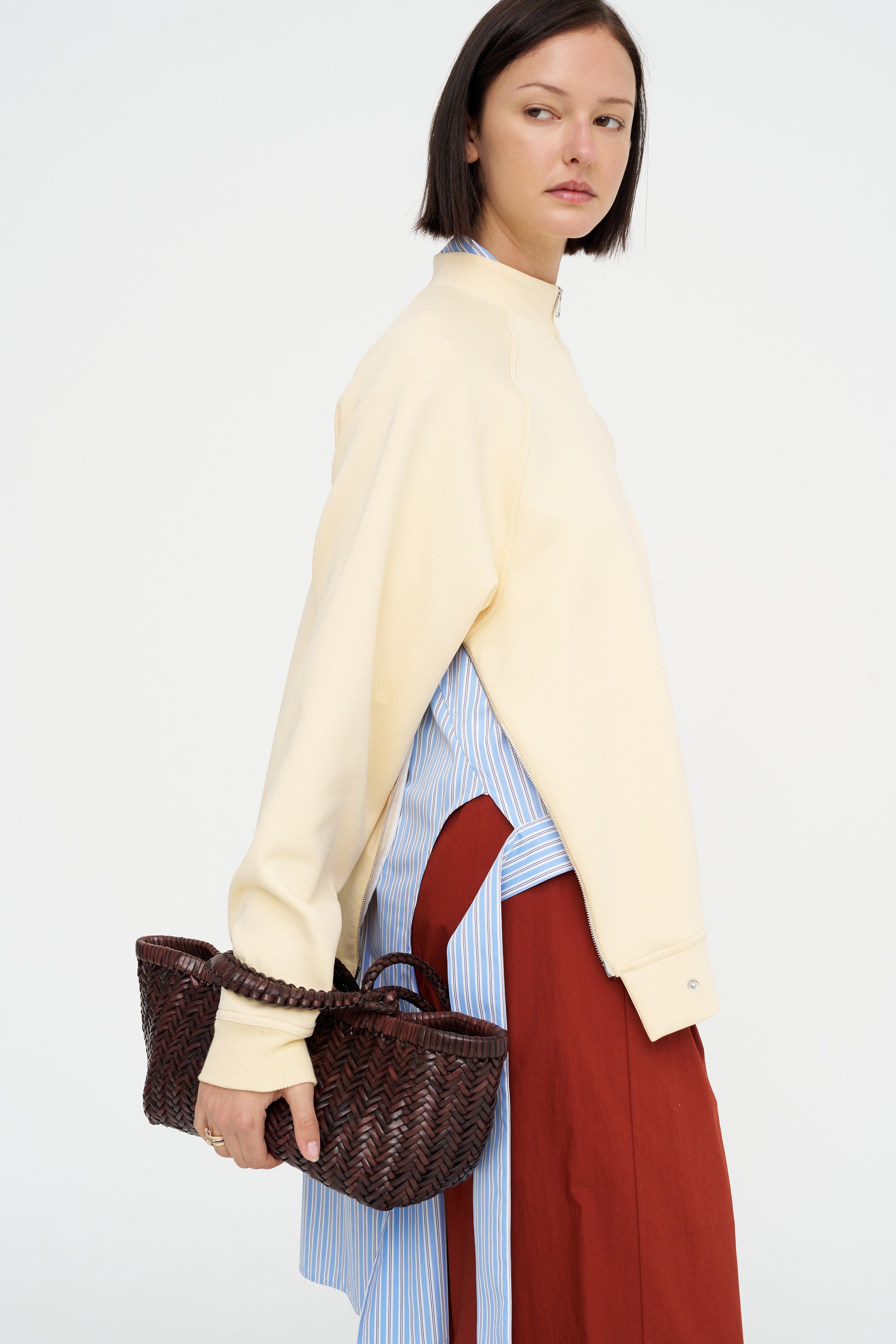 Relaxed Fit Sweatshirt, Straw