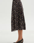 Pleated Skirt, Brown