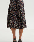Pleated Skirt, Brown