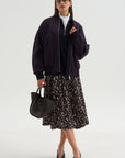 Pleated Skirt, Brown