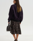 Pleated Skirt, Brown