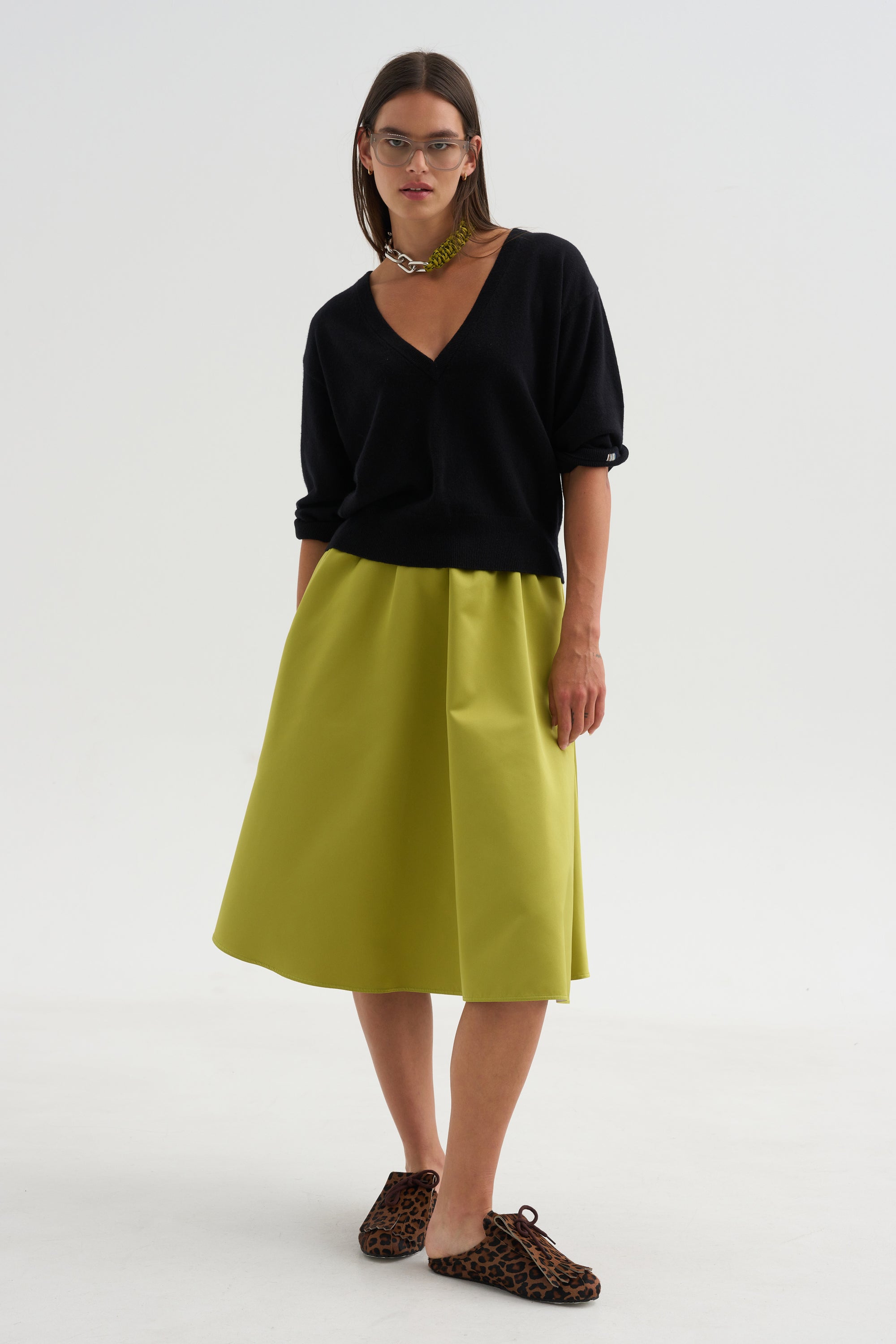 A-Line Skirt, Citron