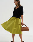 A-Line Skirt, Citron