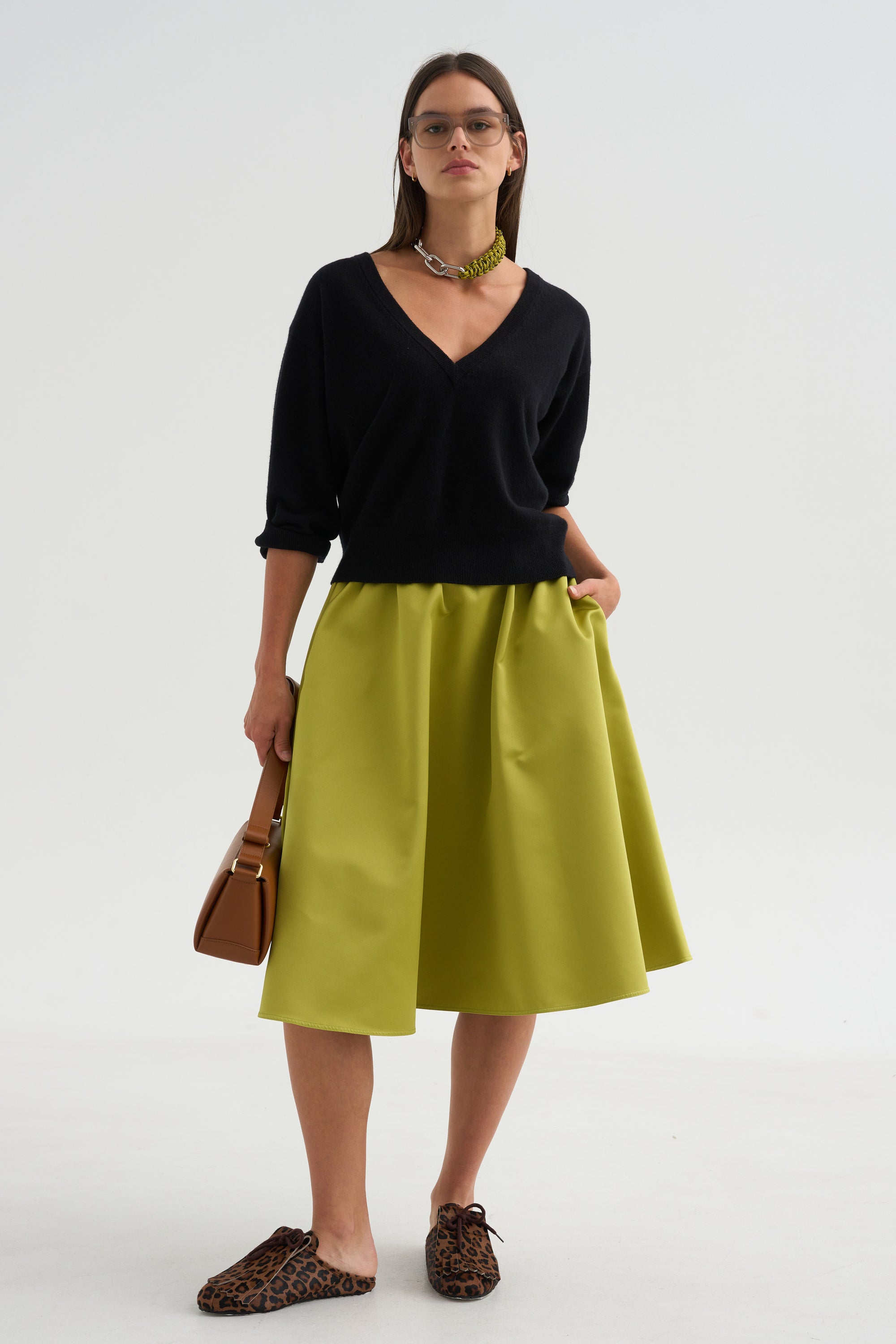 A-Line Skirt, Citron