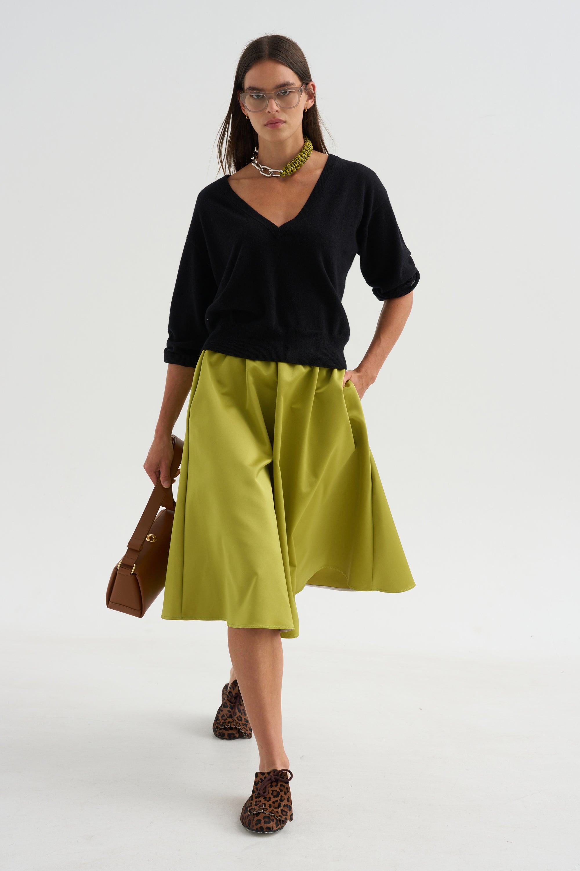 A-Line Skirt, Citron