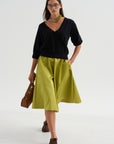 A-Line Skirt, Citron