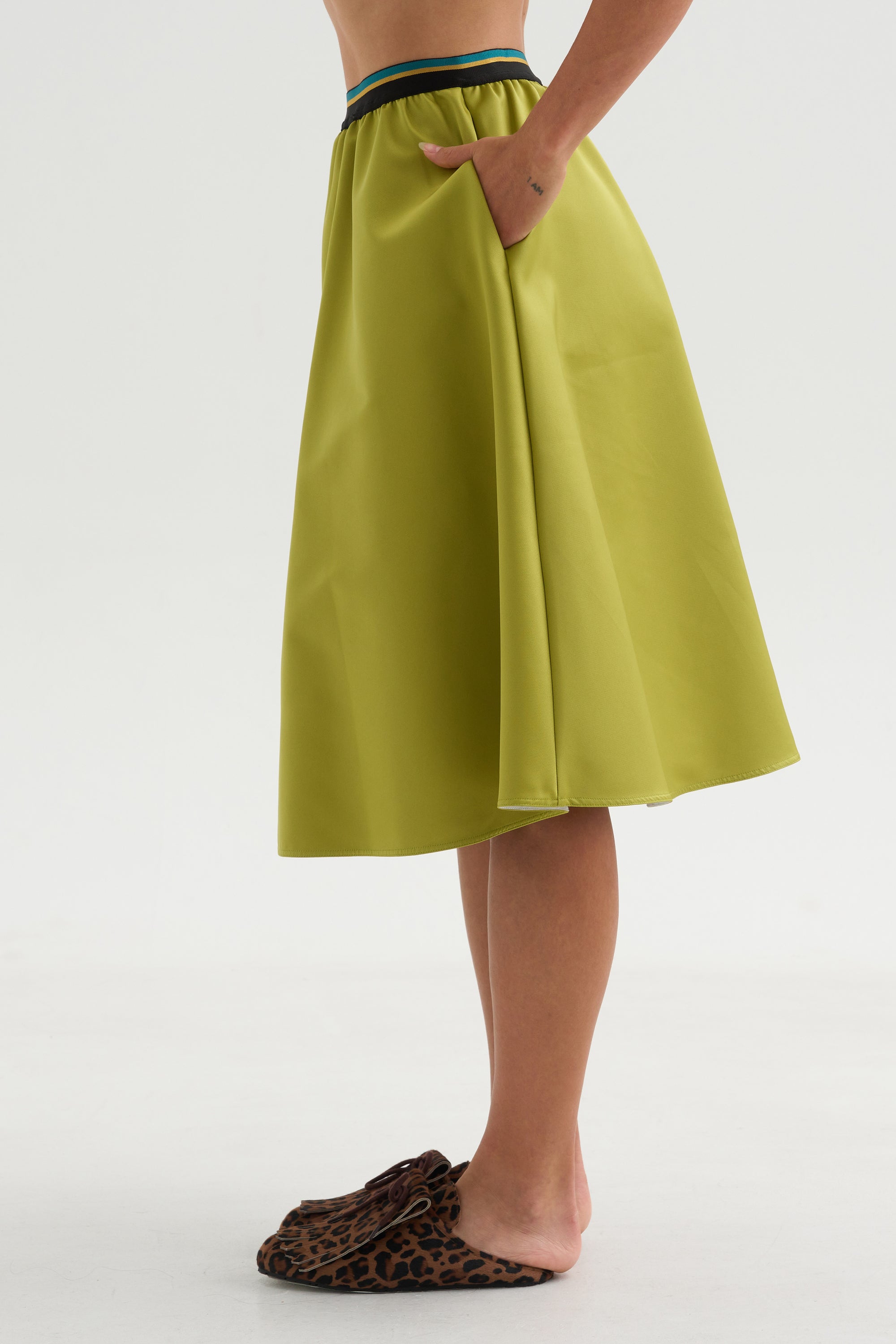 A-Line Skirt, Citron