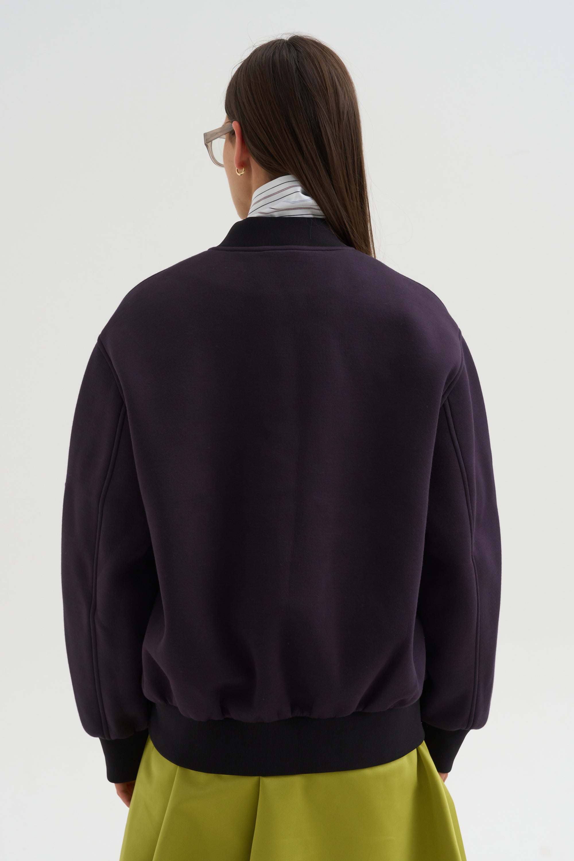 Bomber Jacket, Blu-Black