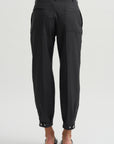 Trousers, Black & White Melange