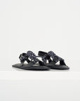 Rope Sandal, Blue & White