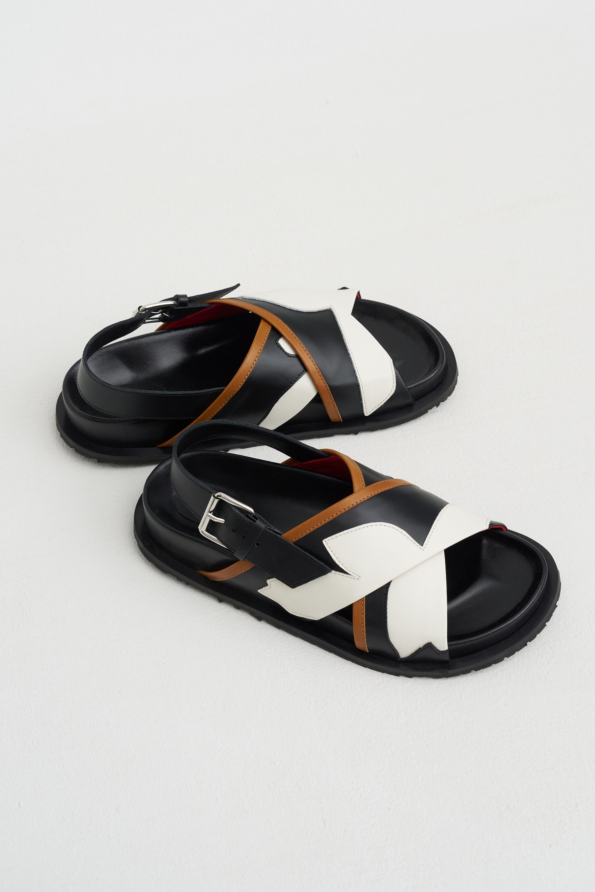 Flower Intarsia Fussbett, Black