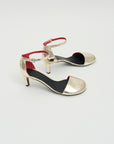 Heel Sandal, Silver