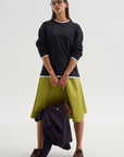 Long Sleeve T-Shirt, Blu-Black