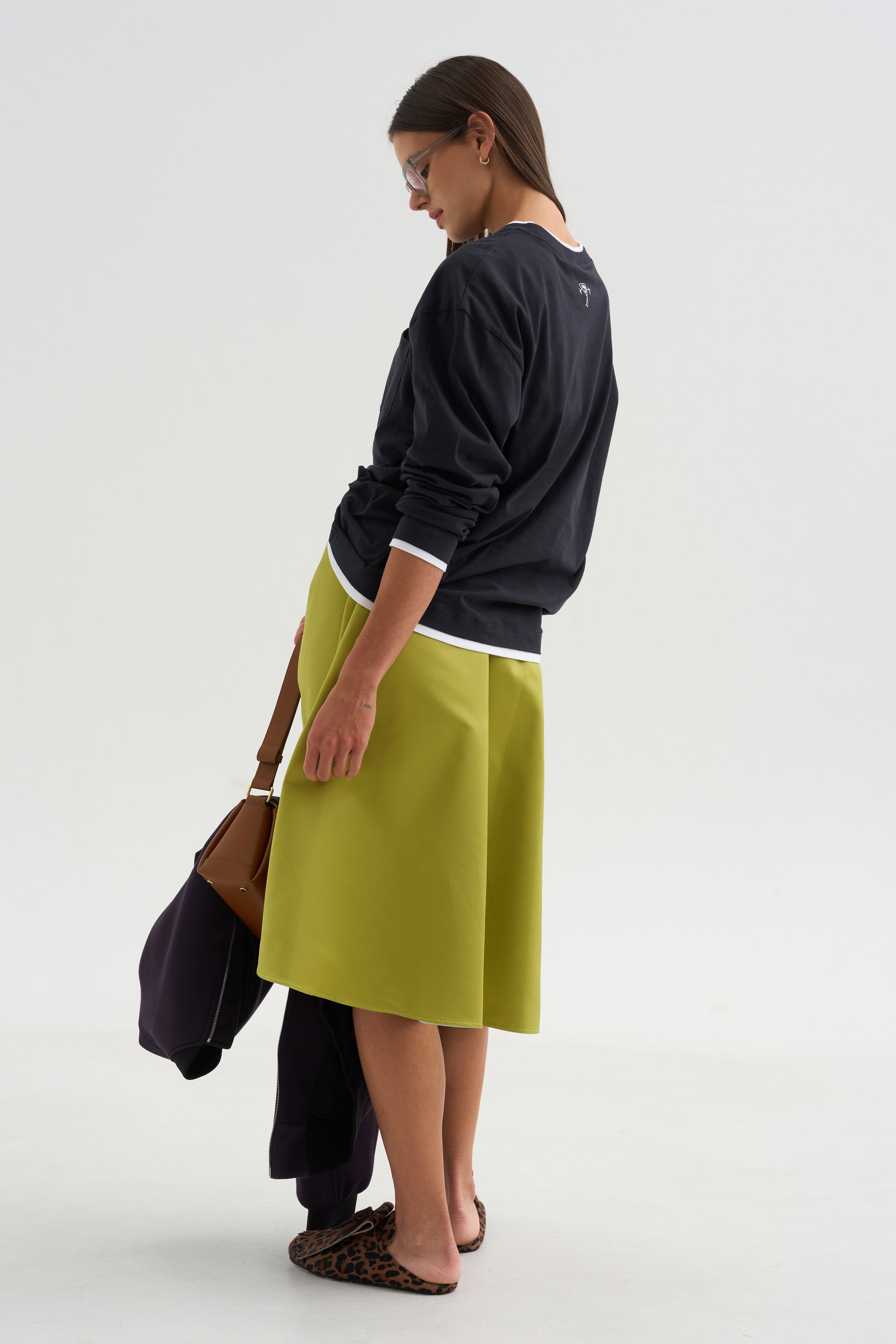 Long Sleeve T-Shirt, Blu-Black