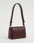 Small Folded Bag, Burgundy