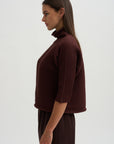 Zig Zag Knit, Dark Brown
