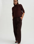 Zig Zag Knit, Dark Brown