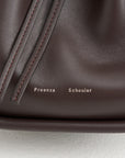 Small Ruched Tote, Espresso