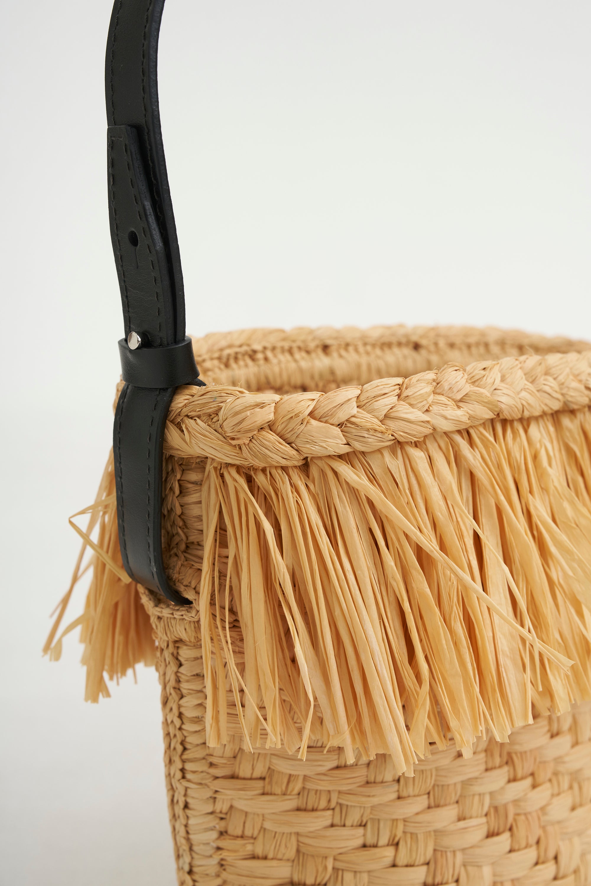 Bucket Bag Raffia, Sand