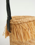 Bucket Bag Raffia, Sand