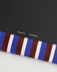 Zip Pouch, Cobalt & Rust